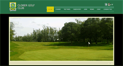 Desktop Screenshot of clobergolfclub.co.uk